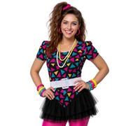 FIESTAS GUIRCA | Ceinture Blanche - Accessoire de Costume pour Fêtes à Thème des Années '60 et '70 - Idéal pour Halloween, Carnaval et Célébrations Rétro - Adulte Unisexe - Blanc