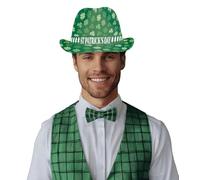 FIESTAS GUIRCA | Chapeau Gangster Saint Patrick (Adulte Unisexe) - Chapeau de Fête pour Célébrations de la Saint-Patrick et Fêtes à Thème - Accessoire de Déguisement pour Adultes - Multicolore