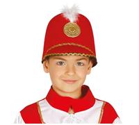 Chapeau Majorette rouge pour enfant Multicolore