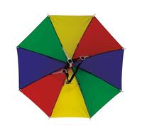 FIESTAS GUIRCA - CHAPEAU PARAPLUIE PLIABLE 55CM MULTICOLORE - Accessoire de déguisement - Cosplay pour Carnaval - Thême(s) : Cirque