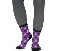 FIESTAS GUIRCA | Chaussettes Halloween Araignées (37-41) - Chaussettes Amusantes pour Fêtes Costumées et Célébrations - Accessoire Idéal pour Halloween et Carnaval - Unisexe - Multicolore