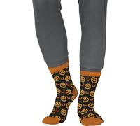 FIESTAS GUIRCA | Chaussettes Halloween Citrouilles (28-35) - Accessoire Textile pour Costumes et Fêtes d'Halloween - Idéal pour Enfants et Adultes - Chaussettes Amusantes pour Célébrations
