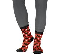 FIESTAS GUIRCA | Chaussettes Halloween de Chauve-Souris (22-28) - Accessoire Textile pour Costumes d'Animaux et Fêtes d'Halloween - Idéal pour Enfants et Adultes - Multicolore