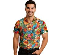 Fiestas Guirca - Chemise motif/style fleurs - Homme (FG345)
