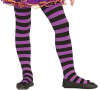 FIESTAS GUIRCA Collant rayé Noir et Violet pour Enfant