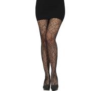 FIESTAS GUIRCA | Collants Adulte (Taille Unique) - Bas pour Costume et Halloween - Accessoire de Costume pour Femme - Idéal pour Fêtes et Célébrations - Noir