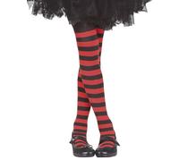 FIESTAS GUIRCA Collants enfant fille rayés rouge noir coccinelle