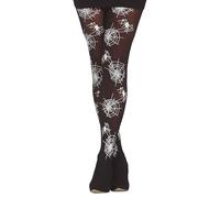 FIESTAS GUIRCA | Collants Toile d'Araignée Noir (Taille Unique) - Collants de Déguisement pour Halloween et Fêtes Costumées - Accessoire Idéal pour Femme Adulte