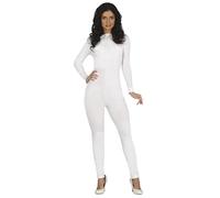 FIESTAS GUIRCA Combinaison Justaucorps Basique Blanc pour Femme