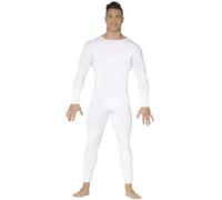 Fiestas GUiRCA Combinaison Justaucorps Basique Blanc pour Homme