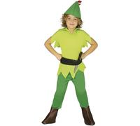 FIESTAS GUIRCA Costume Archer Garçon Enfant Déguisement Vert Set 5 Pièces