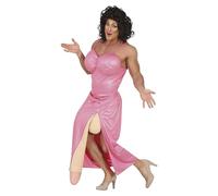 FIESTAS GUIRCA | Costume Big Drag pour Homme (54-56/XL) - Robe, Ceinture et Pénis en Jouet - Enterrements de Vie de Garçon, Fêtes Déguisées et Carnaval - Idéal pour Adultes - Rose