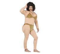FIESTAS GUIRCA | Costume Bikini Man Adulte (48-50/M) - Combinaison pour Enterrement de Vie de Garçon et Fêtes Déguisées - Idéal pour Soirée entre Garçons et Célébrations Amusantes - Homme