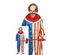 Fiestas Guirca – Déguisement Clown patriote américain – Homme adulte – Taille L (52-54)