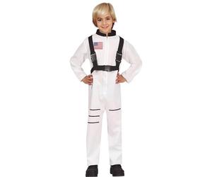 FIESTAS GUIRCA | Costume d'Astronauta - Combinaison Spatiale - Costumes de Pilote Spatial pour Halloween, Carnaval et Fêtes Déguisées - Idéal pour Adultes et Adolescents - Blanc et Noir