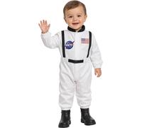 FIESTAS GUIRCA | Costume d'Astronaute Enfant - Combinaison Spatiale pour Enfants - Costumes de Pilote et Explorateur de l'Espace pour Halloween, Carnaval et Fêtes Costumées