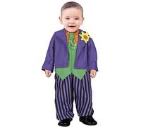 FIESTAS GUIRCA Costume de Bouffon Fou Charmant - Costume d'Halloween pour Enfant 2-3 Ans