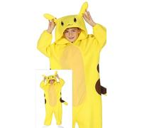 FIESTAS GUIRCA | Costume de Chinchilla Électrique Enfant (7-9 ans) - Costumes de Jeux Vidéo pour Fêtes à Thème - Idéal pour Enfants - Jaune et Marron