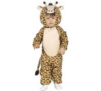 FIESTAS GUIRCA | Costume de Girafe Bébé (18-24 mois) - Capuche, Queue et Combinaison - Déguisements d'Animaux pour Bébés Unisexes - Parfait pour Halloween, Carnaval et Fêtes Déguisées