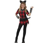 FIESTAS GUIRCA | Costume de Loup-Garou Enfant (10-12 ans) - Diadème, Gants et Pantalon - Costumes d'Animaux, Super-Héros et Vilains pour Halloween, Carnaval et Fêtes Costumées - Idéal pour Enfants