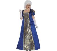 FIESTAS GUIRCA | Costume de Marquesa - Robe et Jupon - Costumes d'Époque, Aristocratie et Noblesse pour Halloween, Carnaval et Fêtes Déguisées - Idéal pour Femmes Adultes