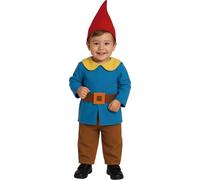 FIESTAS GUIRCA | Costume de Nain Bébé (18-24 Mois) - Chemise, Ceinture, Bonnet et Pantalon - Costumes de Contes et Fées pour Halloween et Fêtes Enfantines - Idéal pour Enfants - Bleu et Multicolore