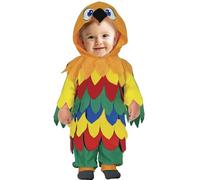 FIESTAS GUIRCA | Costume de Perroquet Bébé (18-24 mois) - Capuche et Combinaison - Costumes d'Animaux pour Bébés et Tout-Petits - Idéal pour Carnaval et Fêtes Déguisées - Unisexe - Multicolore