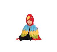 FIESTAS GUIRCA | Costume de Perroquet pour Bébé (18-24 Mois) - Cape et Cagoule - Costumes d'Animaux pour Halloween, Carnaval et Fêtes Costumées - Idéal pour Enfants - Multicolore