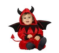 Fiestas Guirca Déguisement Petit Diable pour bébé 12-18 mois Rouge