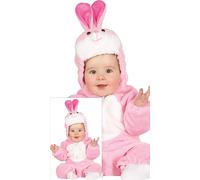 FIESTAS GUIRCA Déguisement Lapin Rose bébé T 12-18 mois