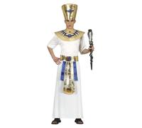 Fiestas Guirca Déguisement Pharaon égyptien Oudjat Horus 14-16 ans Blanc