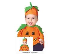 Fiestas Guirca Costume Déguisement Citrouille Halloween Enfant Orange Polyester
