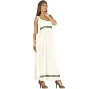 FIESTAS GUIRCA | Costume Diosa Olímpica Adulte (42-44/L) - Robe et Ruban pour la Tête - Costumes de Romains et Grecs pour Halloween, Carnaval et Fêtes Déguisées - Idéal pour Femmes - Beige