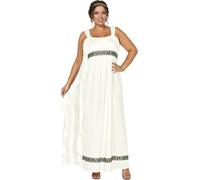 FIESTAS GUIRCA | Costume Diosa Olímpica Adulte - Robe et Accessoires - Costumes de Romains et Grecs pour Halloween, Carnaval et Fêtes Déguisées - Idéal pour Femmes