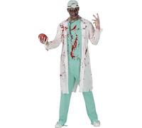 Fiestas Guirca Déguisement Costume Homme Docteur Zombie Halloween Taille Adulte Medium 48-50