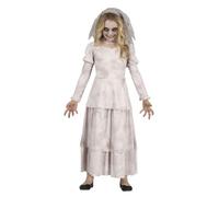 FIESTAS GUIRCA Costume Fantôme Triste Fille avec Robe et Voile