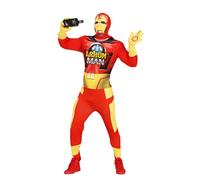 FIESTAS GUIRCA | Costume I Rhum Man Adulte - Capuche et Combinaison - Costumes de Super-héros et Méchants pour Enterrement de Vie de Garçon, Halloween, Carnaval et Fêtes Déguisées - Homme