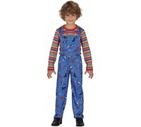FIESTAS GUIRCA Costume Jouet Terreur - Poupée Assassine - Déguisement Halloween Enfant 3-4 Ans