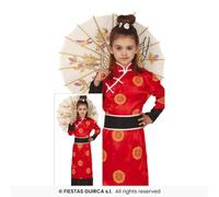 Fiestas Guirca Costume Kimono Oriental Année Chinoise 3-4/5-6/7-9/10-12 Ans