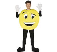 FIESTAS GUIRCA | Costume Mix Visages Adulte (52-54/L) - Tenue et Pièces - Déguisements Amusants pour Enterrement de Vie de Garçon, Fêtes Costumées et Célébrations - Unisexe - Jaune et Multicolore