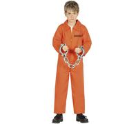 Fiestas Guirca - Costume motif/style Prisonnier - Enfant (FG1475)