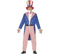 Fiestas Guirca Déguisement Oncle Sam Homme 88561 Rouge Taille M
