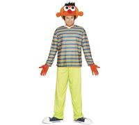 FIESTAS GUIRCA | Costume Orange Man Adulte (52-54/L) - Tête, T-shirt et Pantalon - Costumes de Contes et Fées pour Halloween, Carnaval et Fêtes Déguisées - Idéal pour Hommes - Multicolore