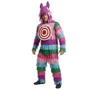 FIESTAS GUIRCA Costume Piñata Adulte Homme avec Capuche et Badge Cible
