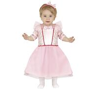 FIESTAS GUIRCA | Costume Princesse Rose Enfant (2-3 ans) - Robe et Diadème - Costumes de Princesses pour Petites Filles - Idéal pour Fêtes Costumées et Célébrations Enfantines - Rose et Blanc