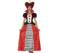 FIESTAS GUIRCA Costume Reine Adulte Femme Dame de Coeurs avec Robe