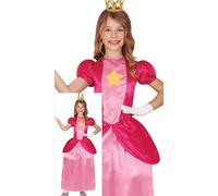 FIESTAS GUIRCA | Costume Princesse Étoile Enfant - Robe de Princesse pour Filles - Costumes de Jeux Vidéo, Cosplay et Fêtes Déguisées - Idéal pour Carnaval et Halloween