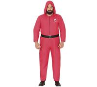 FIESTAS GUIRCA | Costume The Gamer Adulte (46-48/S) - Capuche et Combinaison - Costumes de Jeux Vidéo, Cosplay et Cinéma pour Halloween, Carnaval et Fêtes Déguisées - Idéal pour Adultes - Rose