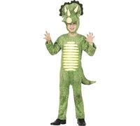 FIESTAS GUIRCA - Costume Triceratops 5-6 Ans Casquettes, Masques et Accessoires pour fête, Multicolore (GUI77453)