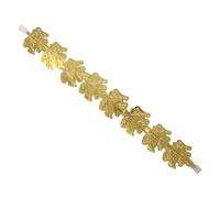 FIESTAS GUIRCA | Couronne César Or - Accessoire de Costume pour Homme Adulte (Taille Unique) - Idéal pour Fêtes Romaines et Grecques et Halloween - Inspiration Historique et Mythologique - Or